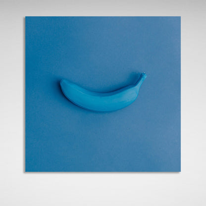 For the kitchen Blue banana Canvas Wall Art Print For Kitchen