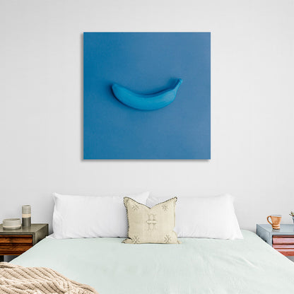 For the kitchen Blue banana Canvas Wall Art Print For Kitchen