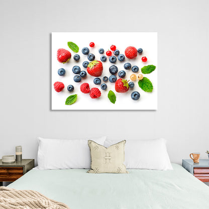 For the kitchen Berries Canvas Wall Art Print For Kitchen