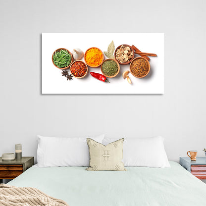 For the kitchen Spice plates Canvas Wall Art Print For Kitchen