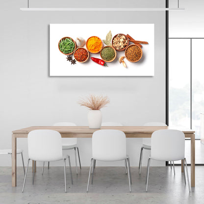 For the kitchen Spice plates Canvas Wall Art Print For Kitchen