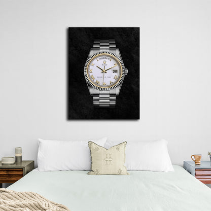 To motivate Rolex Motivational Canvas Wall Art Print