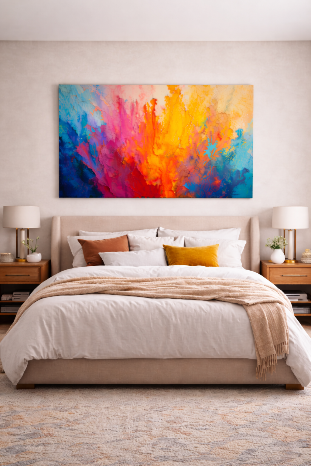 Vibrant Abstract Wall Art Canvas