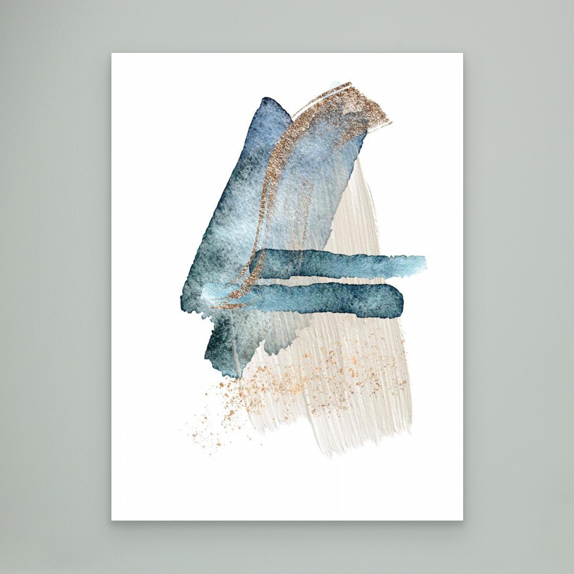 Atlantic Blue Abstract