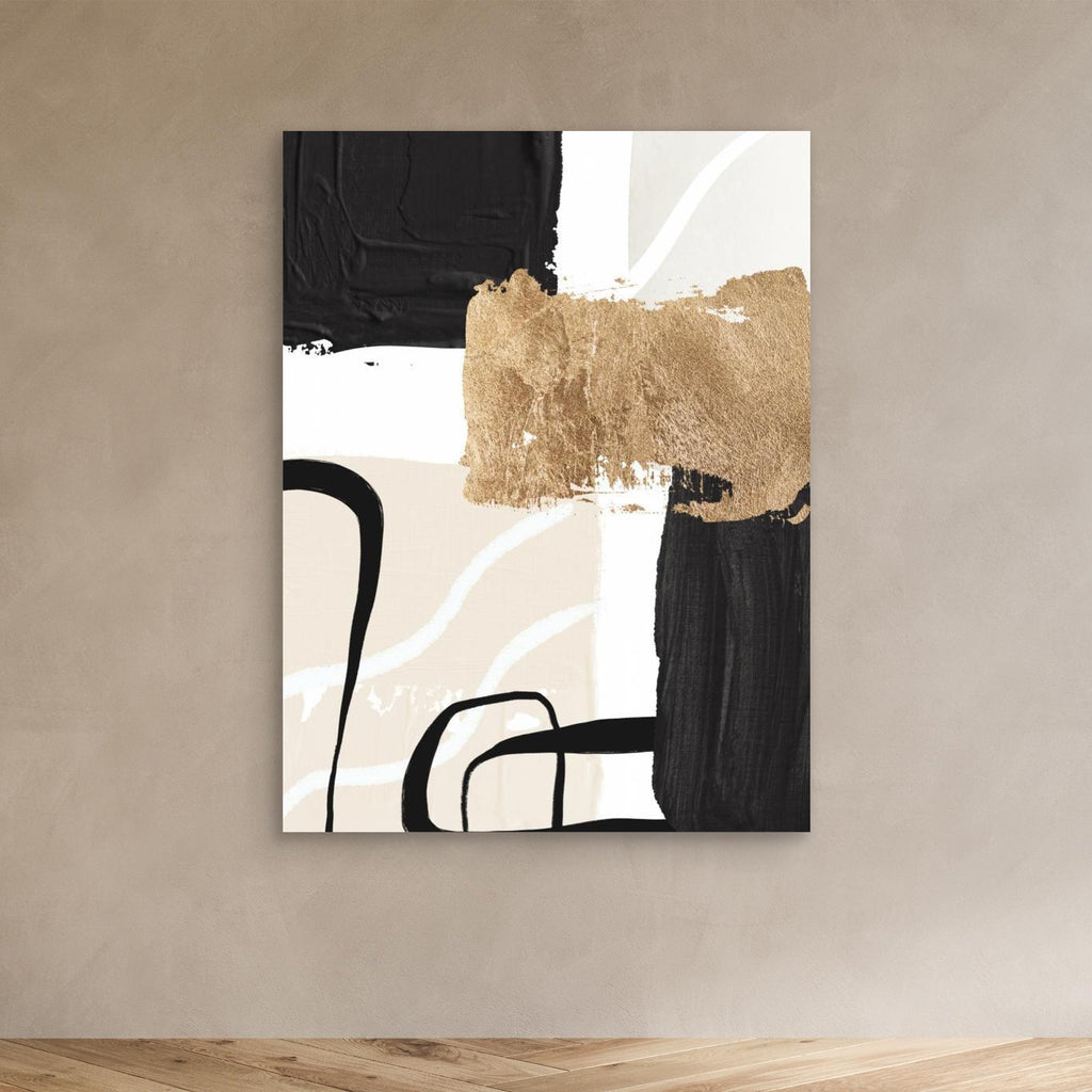 Abstract Black and Gold