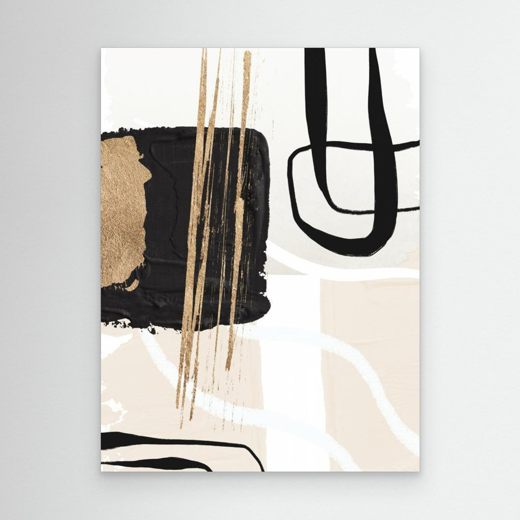 Abstract Black and Gold