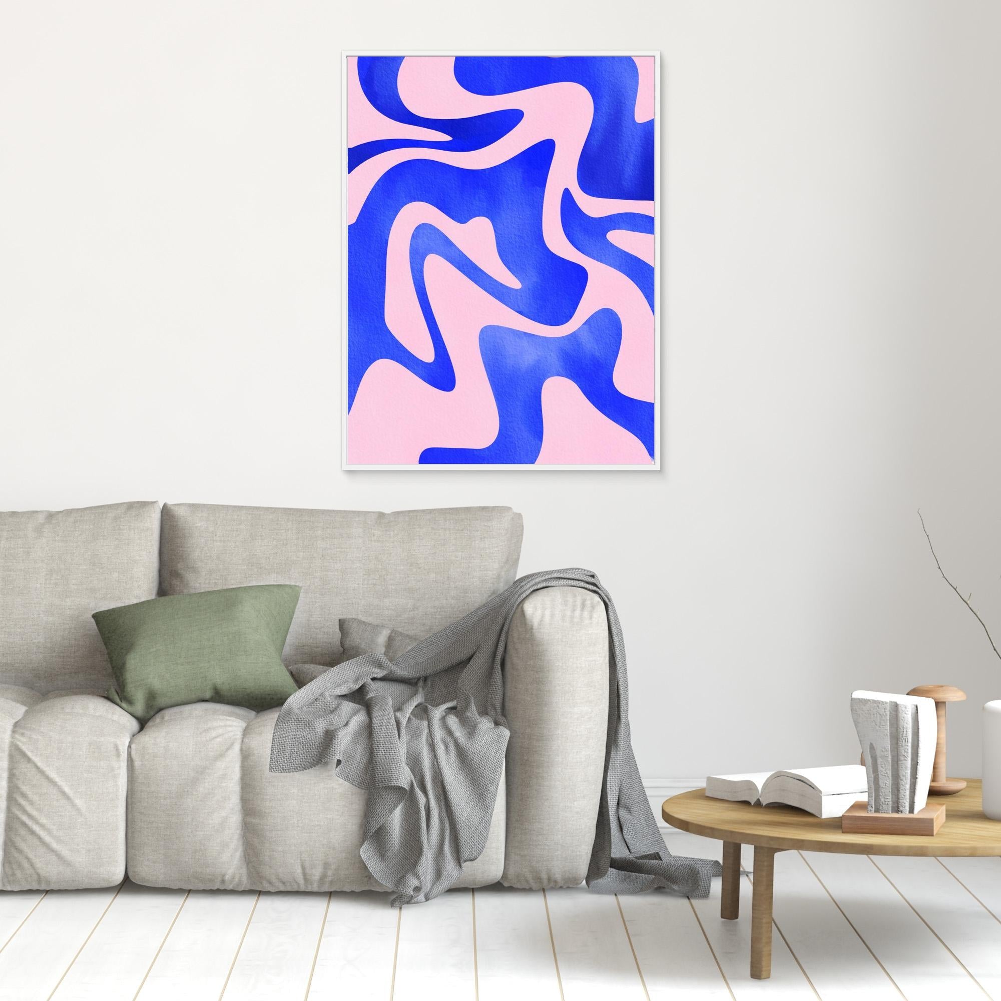 Abstract Blue Wave