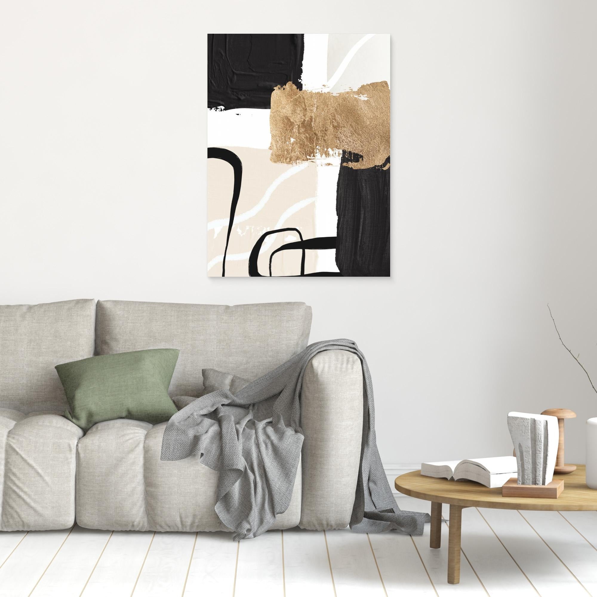 Abstract Black and Gold