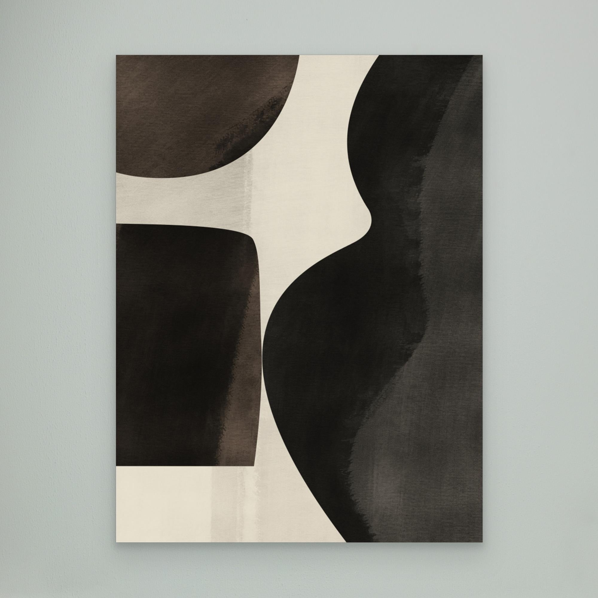 Black Abstract Collage 