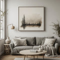 Minimal Forest Canvas Wall Art for Modern Interiors