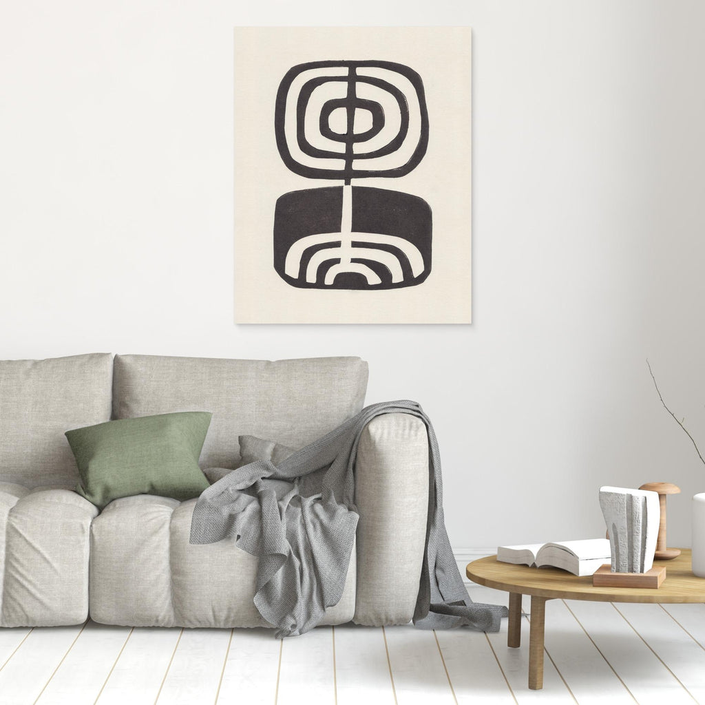 Modern Plant / Lino Print by Alisa Galitsyna