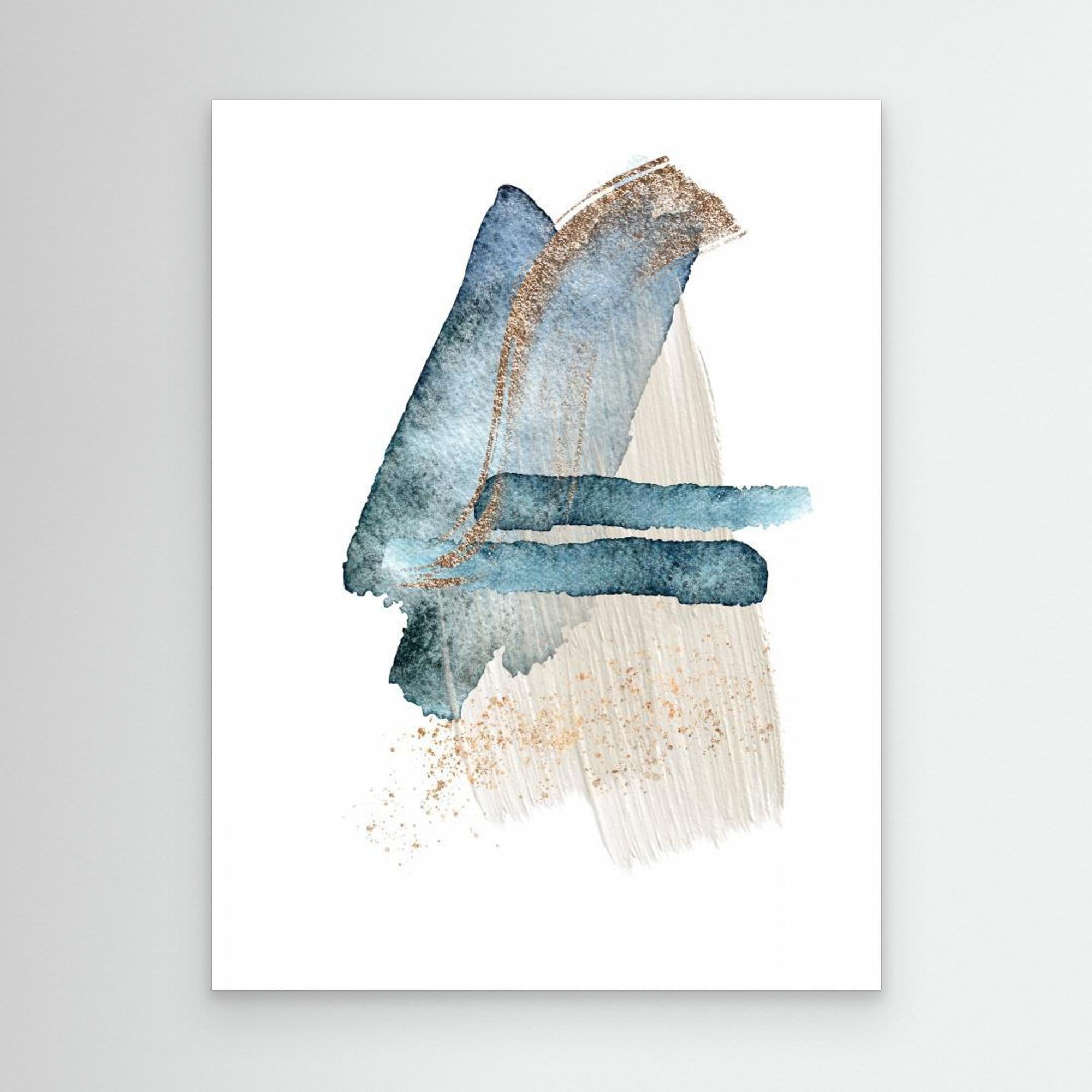 Atlantic Blue Abstract