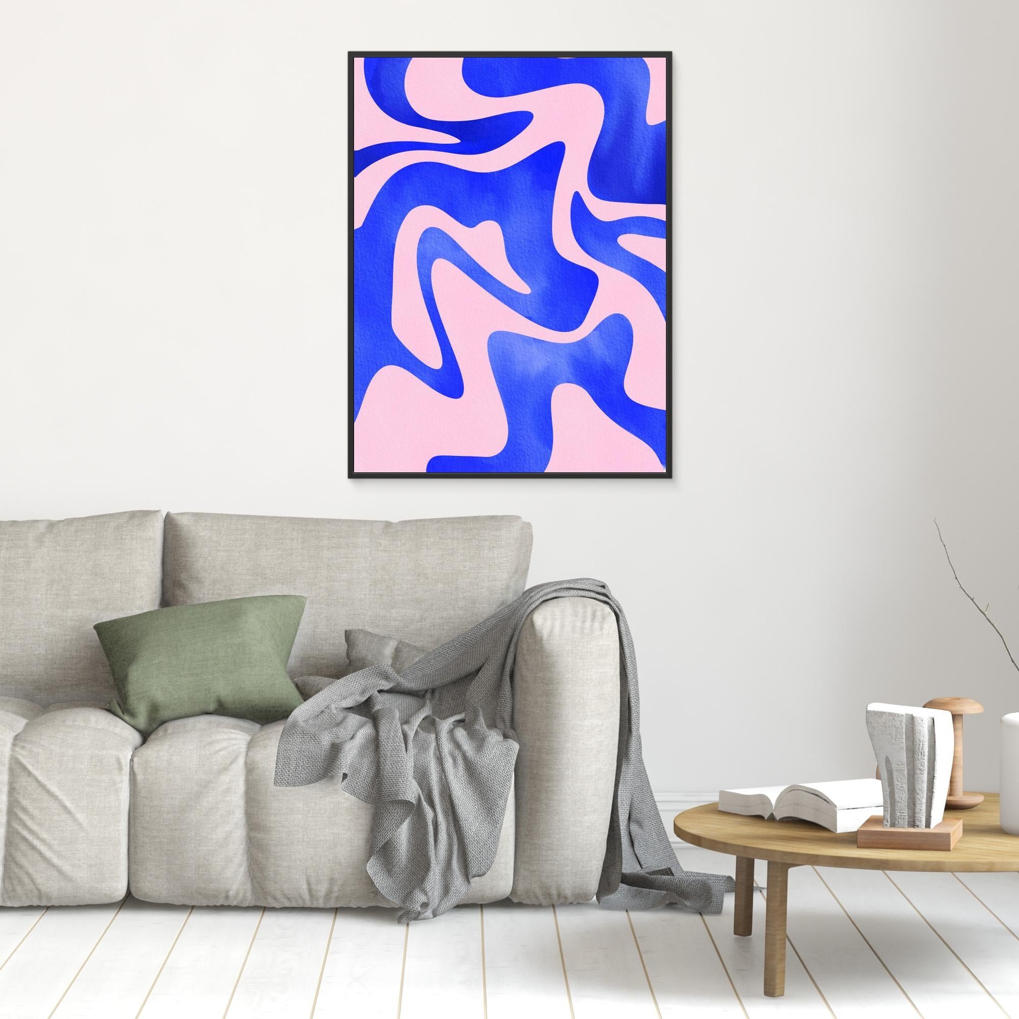 Abstract Blue Wave