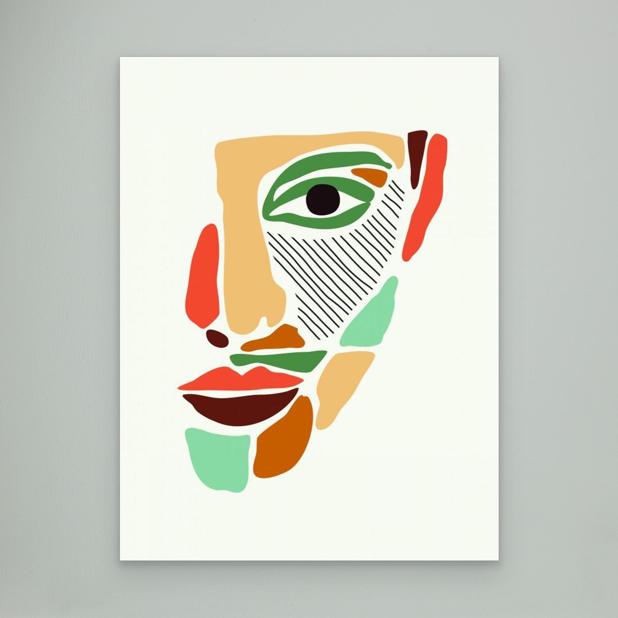 Color Abstract Faces 