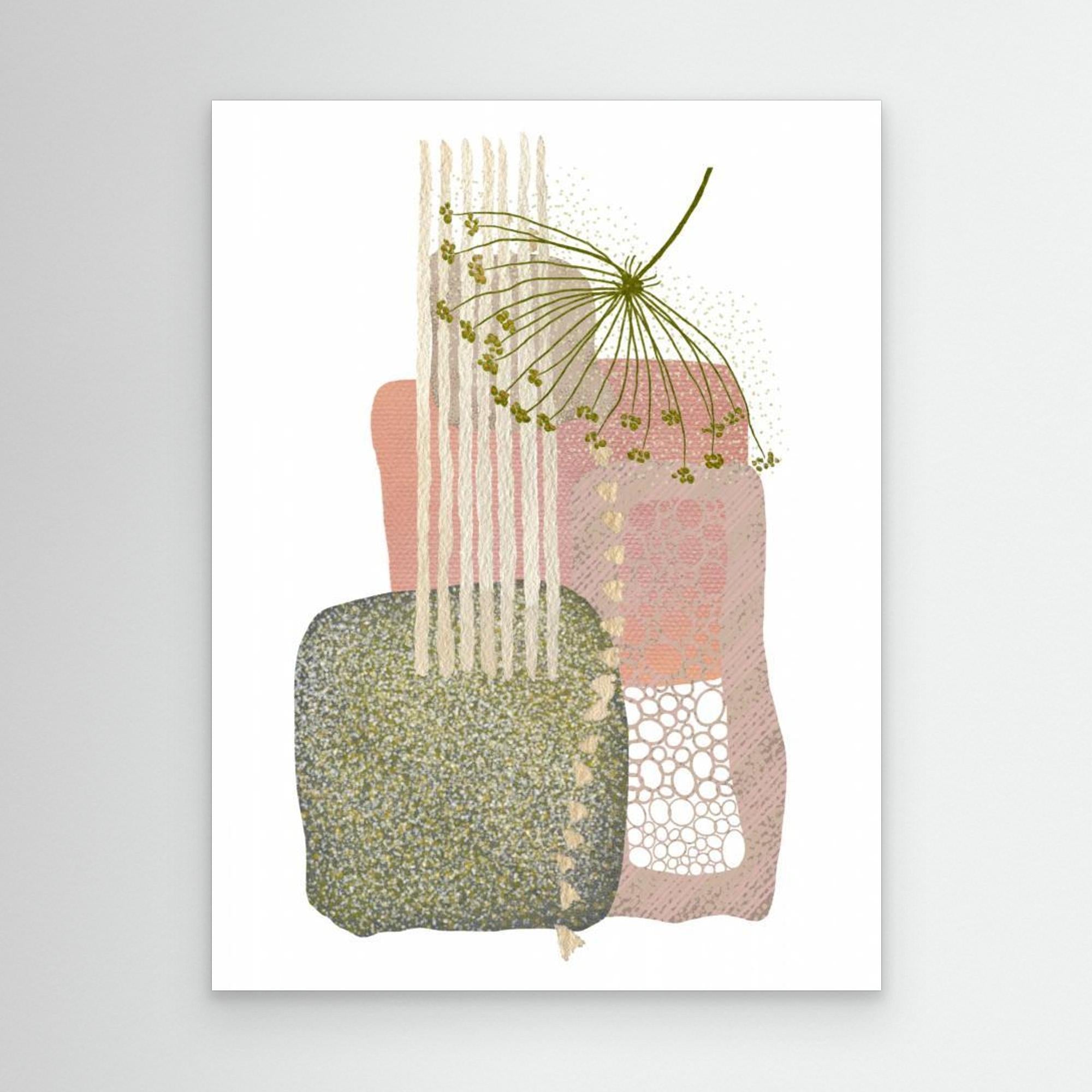 Delicate Pink and Green-3