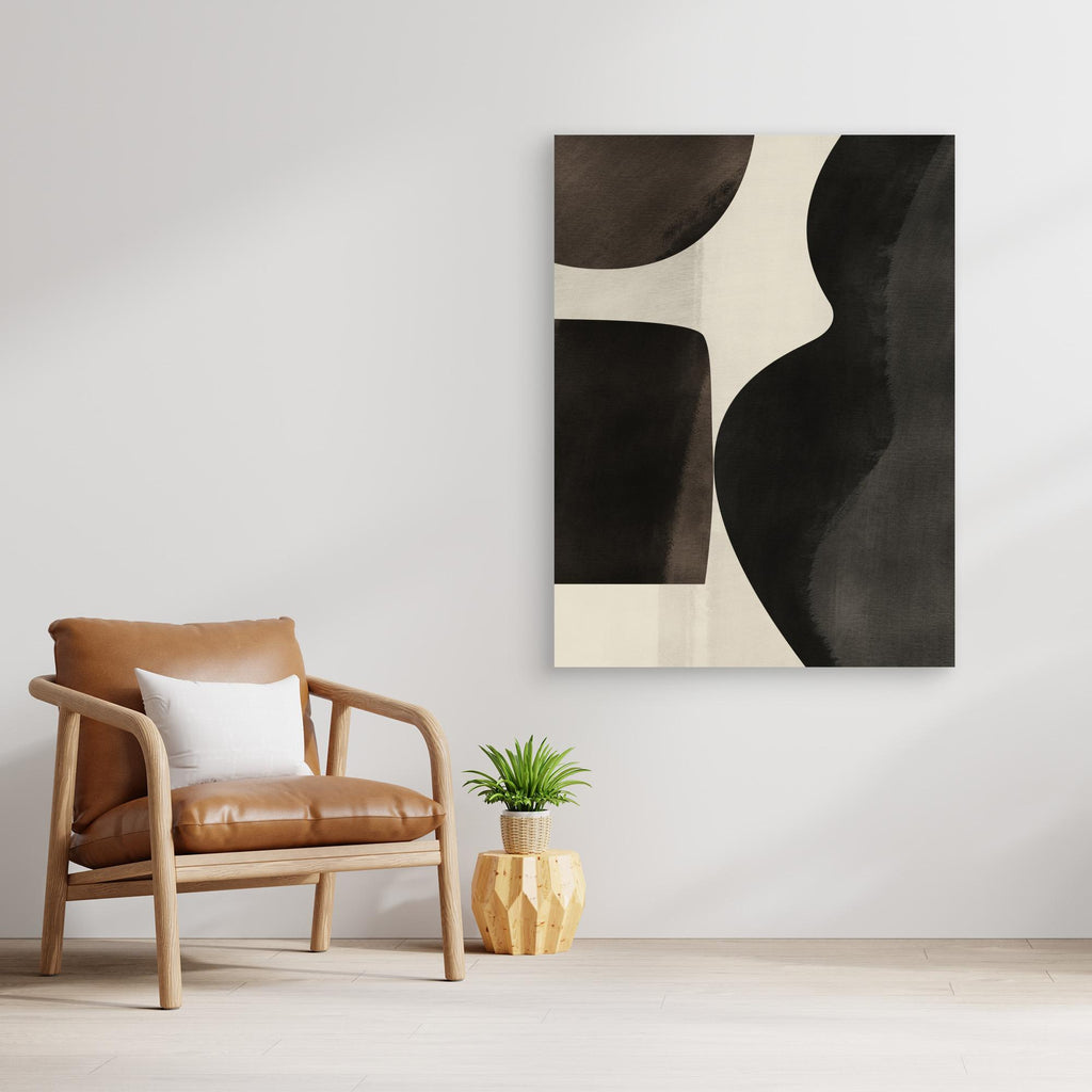 Black Abstract Collage 