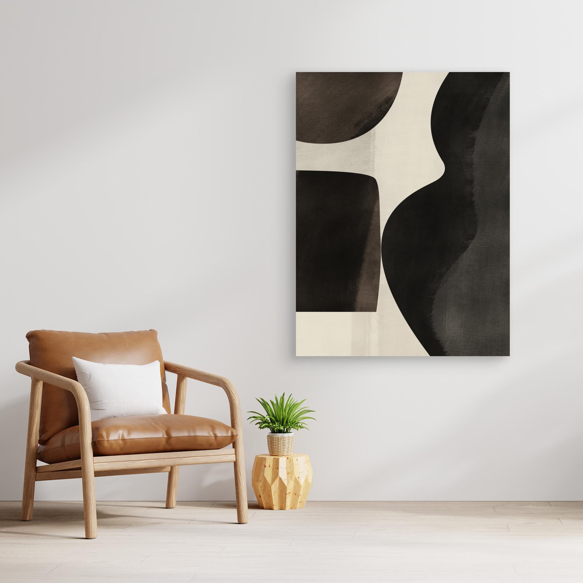 Black Abstract Collage 