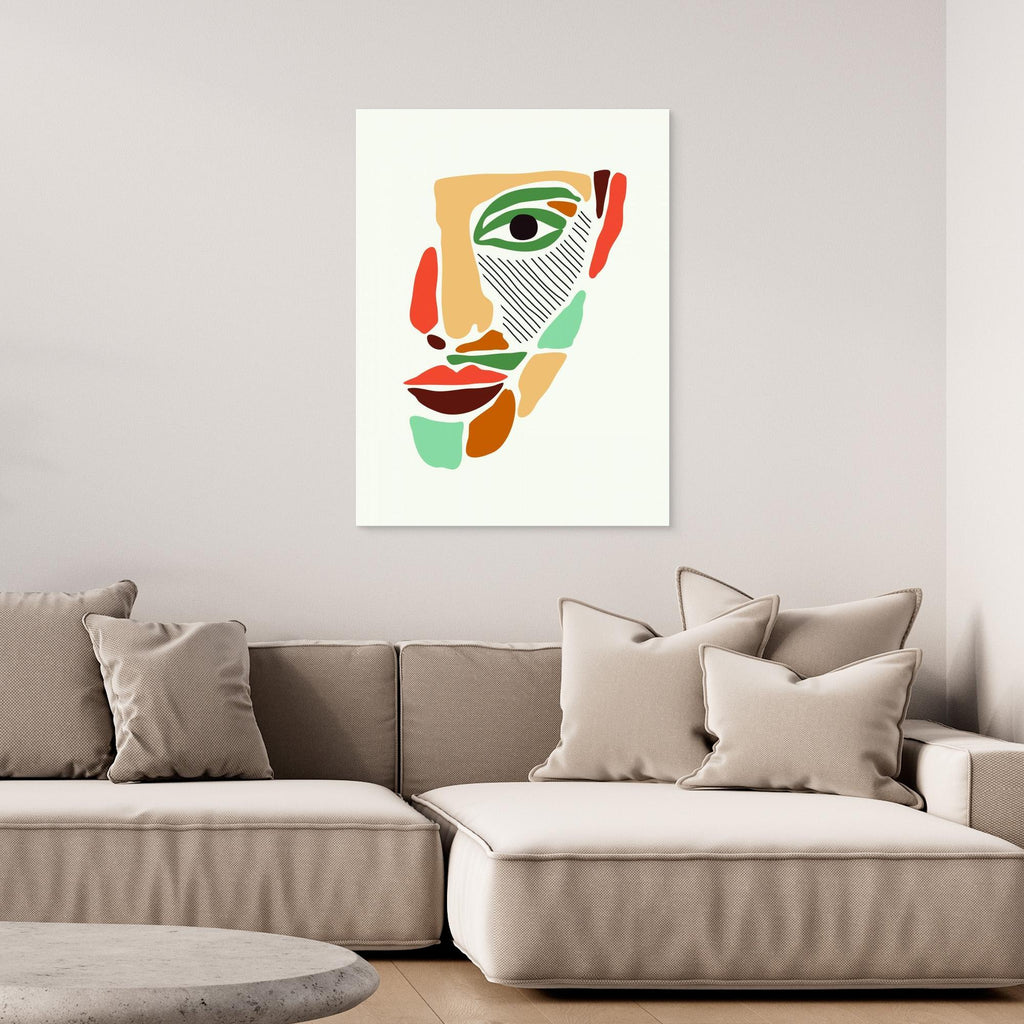 Color Abstract Faces 