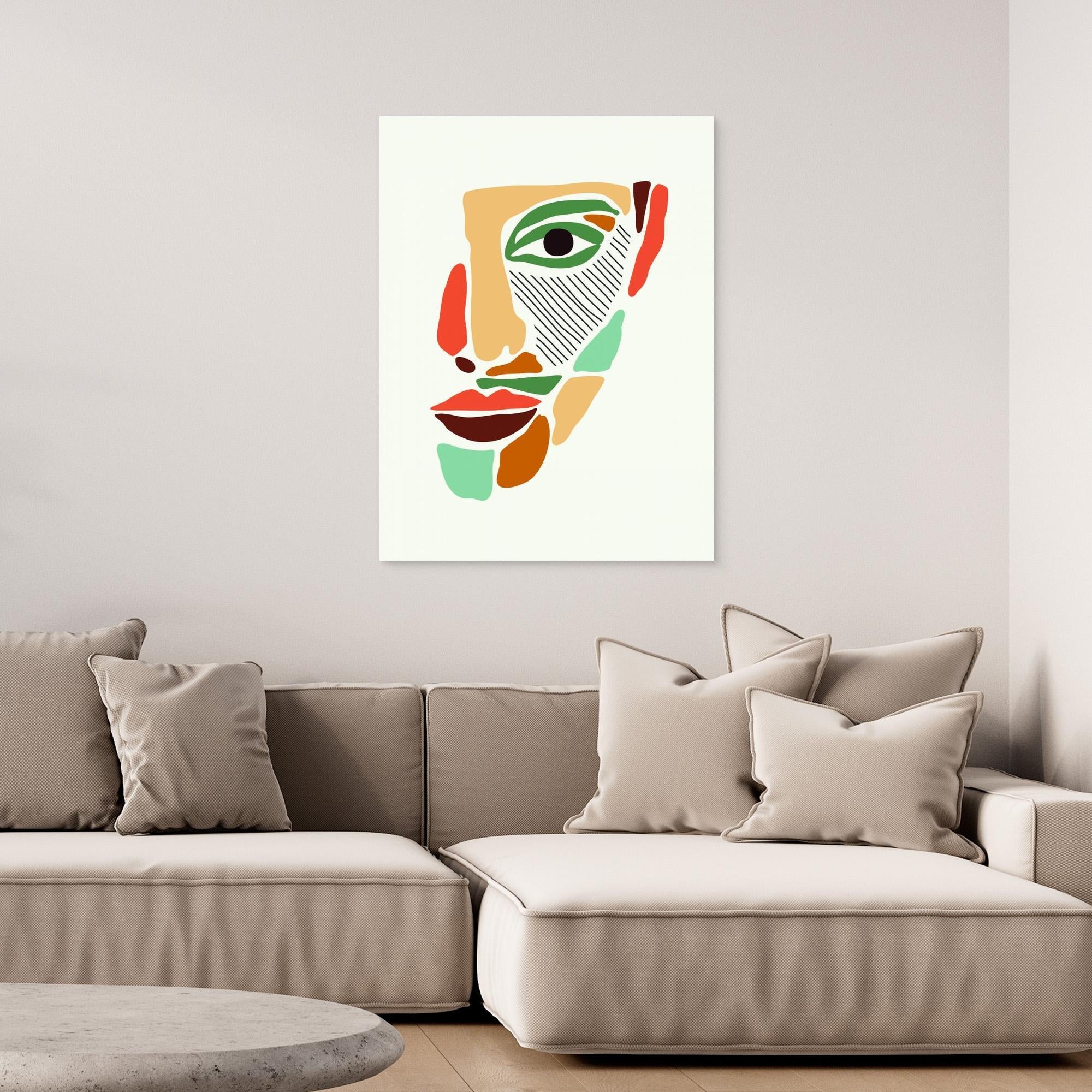 Color Abstract Faces 