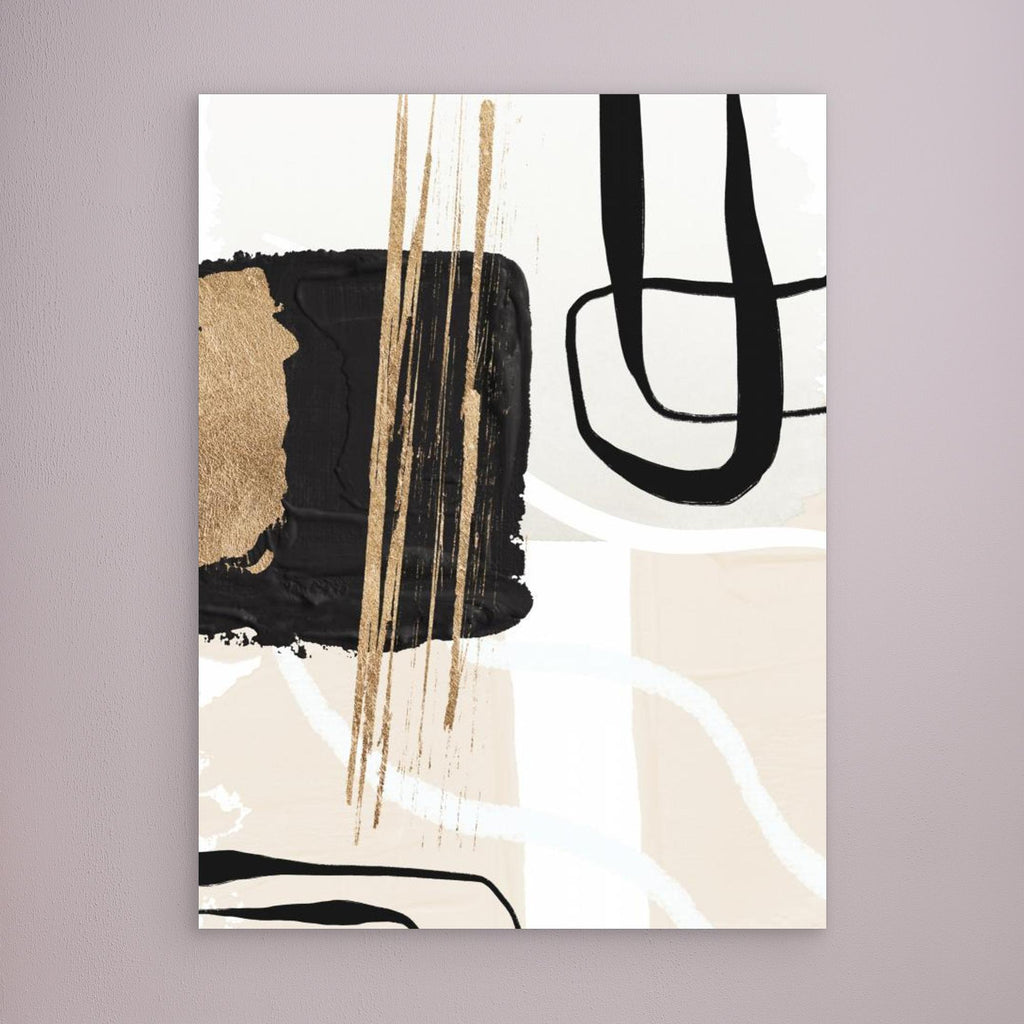 Abstract Black and Gold