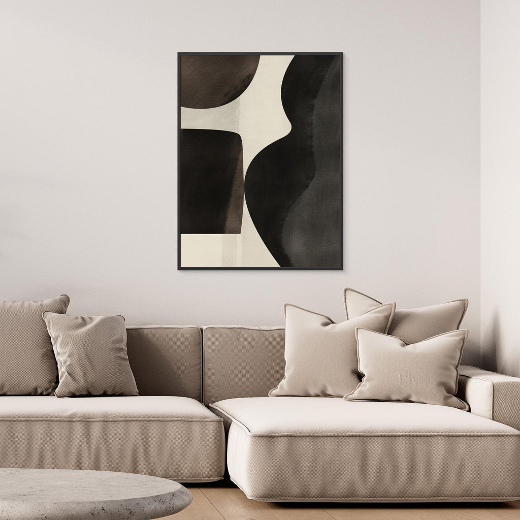 Black Abstract Collage 